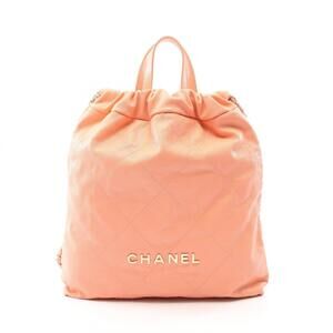 Chanel 22 Large Backpack/Handbag, Caviar Leather (Grained Calfskin), Women's,...